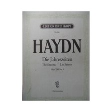HAYDN Joseph Die Jahreszeiten Les Saisons Chant Piano