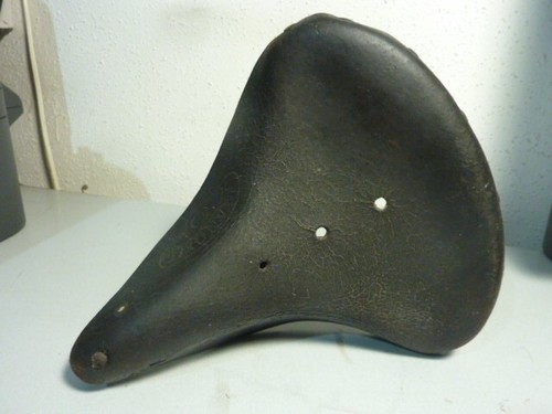 Ancienne selle vélo - , cuir