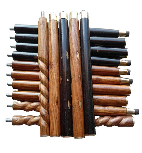Canne bâton marche bois - de, en