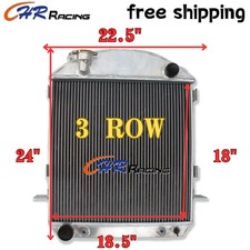 62mm 3 row Aluminum Radiator