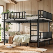 Queen over bunk bed - over,