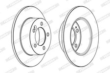 JEU DE 2 DISQUES DE FREIN