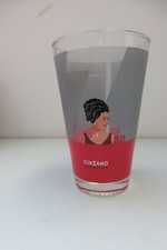 Verre publicitaire Cinzano