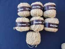 7 pelotes 50 g  Ecru Fils ANNY