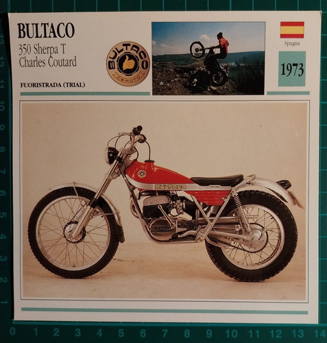 Photo moto bultaco - photo, 350