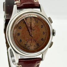 Montre breitling marron argent - breitling,