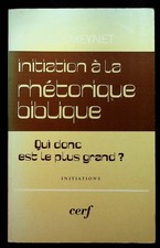 Roland Meynet, Initiation à