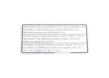 Porsche 911 Carrera Sticker D'origine 96400611100