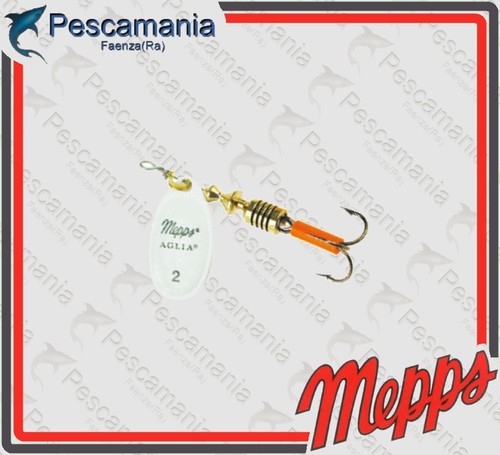 Mepps spoon aglia - aglia, white