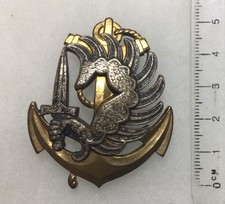 FRANCE - ATTRIBUT BÉRET PARACHUTISTE COLONIAL TROUPE DE MARINE TAP TDM 1962