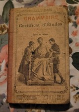 ANCIEN LIVRE ECOLE GRAMMAIRE CERTIFICAT ETUDE DE  AUGE CLAUDE - 18X11,5CM