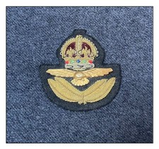 WW2 Badge Cap RAF RCAF Pilot