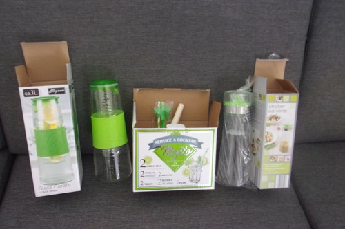 Lot carafe verre - carafe,