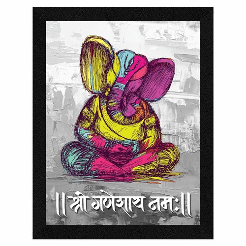 Synthétique bois lord ganesha - synthétique,