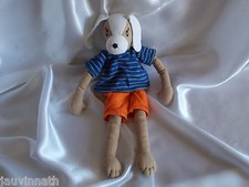 Doudou chien 100 % coton, L'oiseau Bateau, Blankie/Lovey/Newborn toy