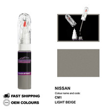 POUR NISSAN BEIGE CLAIR CM1 Kit de fixation pinceau stylo peinture retouche