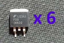Kit d'amélioration/réparation calculateur DME MSD80 N54 BMW: MOSFET FDB 14N30