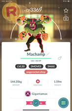Shiny Gmax Machamp LVL50