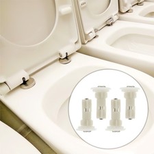  4 Sets Vis De Fixation Abattant Wc Matériel Siège Toilette Universelles