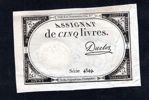 Assignat livres an 2 31 - assignat, de