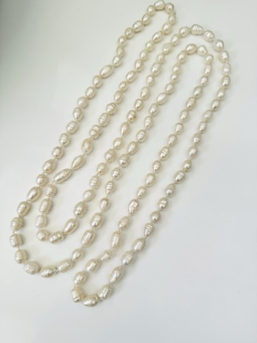 Long collier sautoir perles - long, en