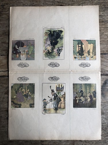 Planche menus découper - menus, à