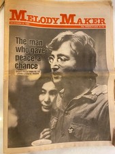 Rare journal MELODY MAKER John LENNON en Anglais 1980