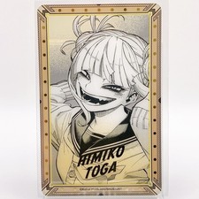 My Hero Academia Himiko Toga Foil Stamped Clear Card MHA Exhibition Limited JP