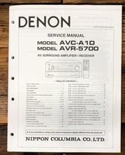 Denon AVR-5700 AVC-A1D