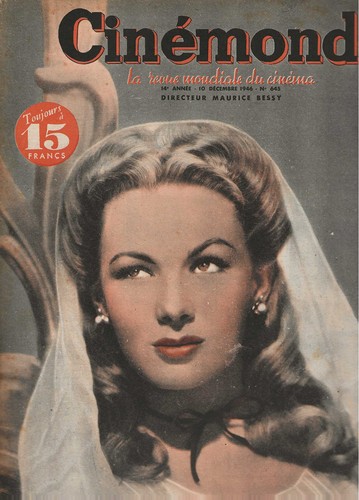 Cinémonde 645 veronica - cinémonde, n°