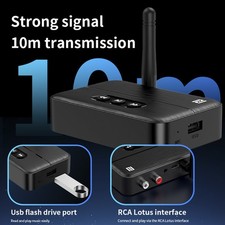 Récepteur audio NFC Bluetooth 5.4 AUX/RCA Enceinte Amplificateur Clé USB