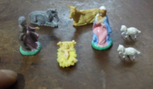 Miniature crèche natività - miniature,