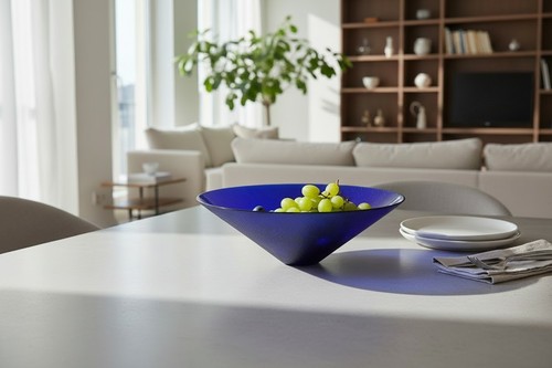 Coupe verre bleu - coupe,
