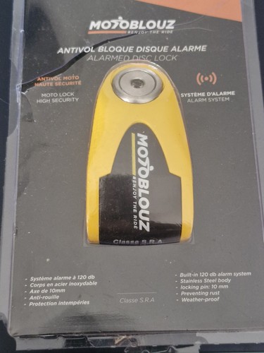 Antivol bloque disque alarme - bloque,