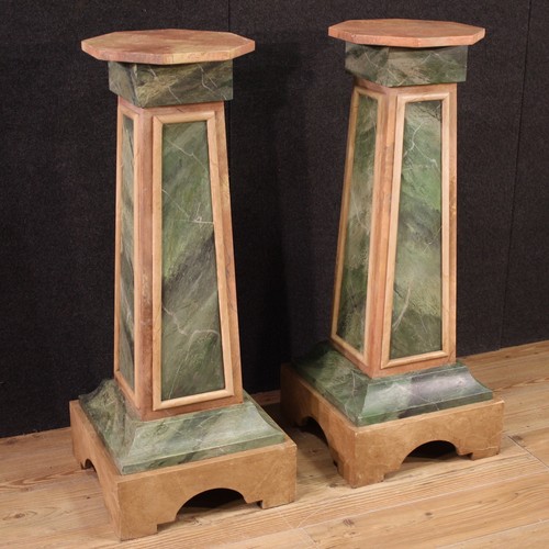 Paire colonnes italiennes - paire,