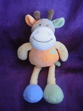 doudou girafe vache orange