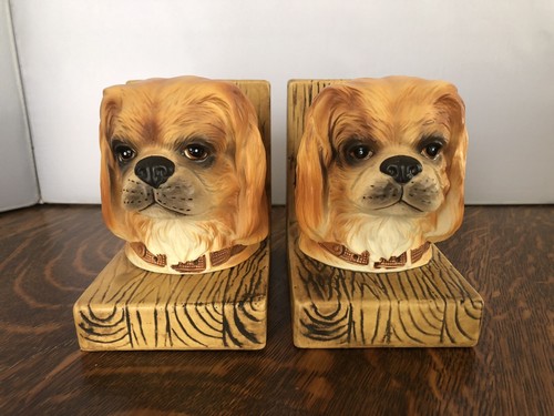 Lefton pekingese dog - pekingese, book