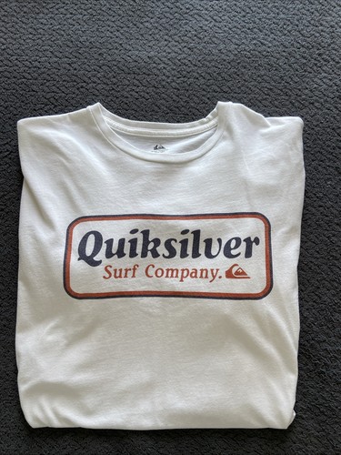 Tee shirt blanc - tee, quicksilver
