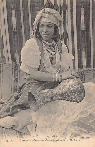 Algérie chanteuse mauresque - algérie,