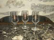 Lot de 3 verres à cognac