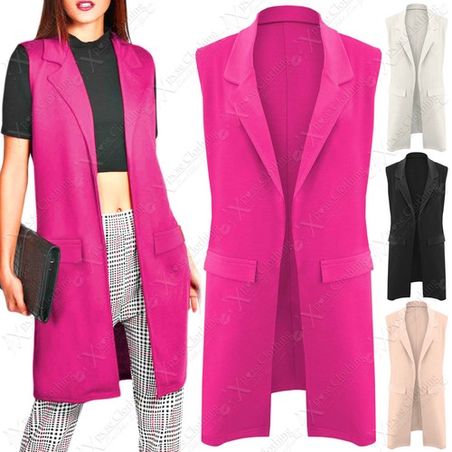 Veste gilet femme crêpe - gilet,