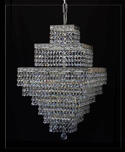 Lustre carré oriental - carré, en