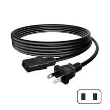 8ft 2-Pin AC Power Cord Cable