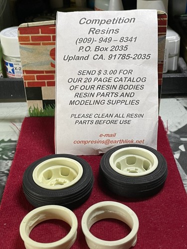 Slot car jantes pneus - car, 1/24