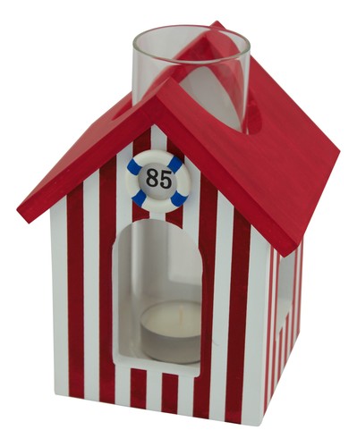 Cabine plage avec bougies - plage,