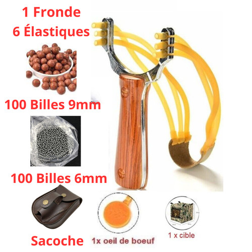 Lance pierre sportif marron - sportif,