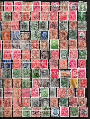 Lot 120 timbres du monde - ,