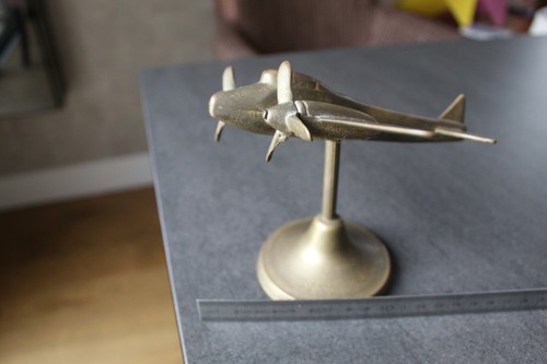Avion ancien laiton sur - ancien,