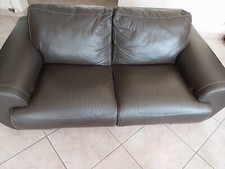 Canapé cuir center 2 places