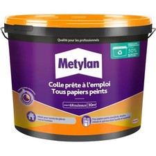 Colle - METYLAN - 2958245 - Pret a l'Emploi - Tous Papiers Peints - Seau - 4,5kg